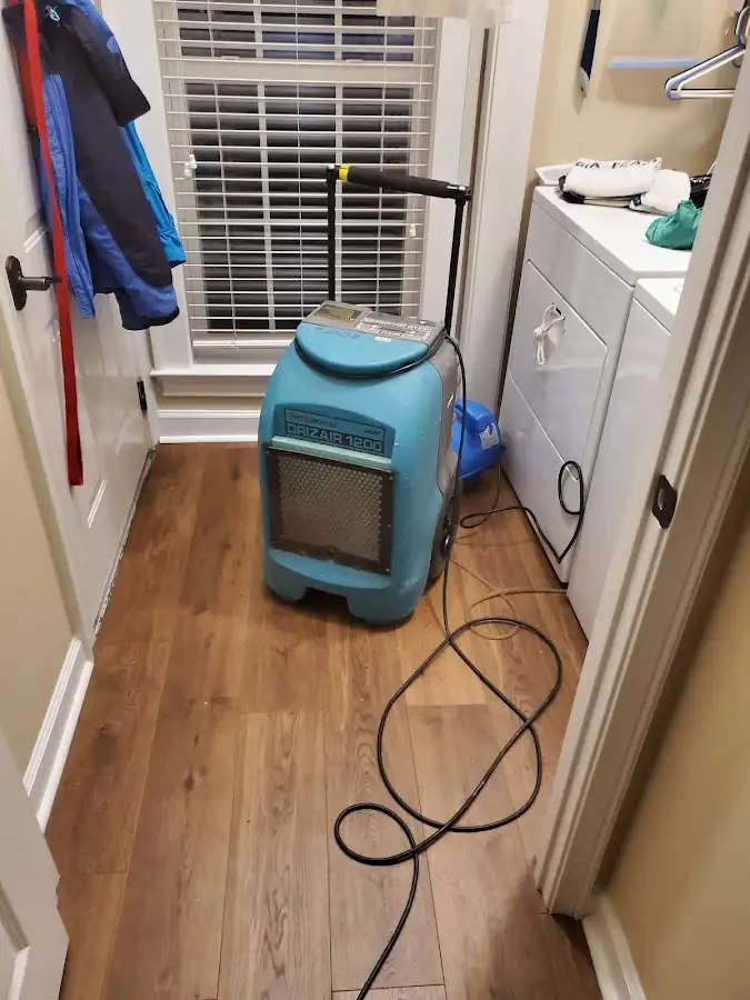 Commercial dehumidifier deployed for Flood Damage Cleanup in Newmarket
